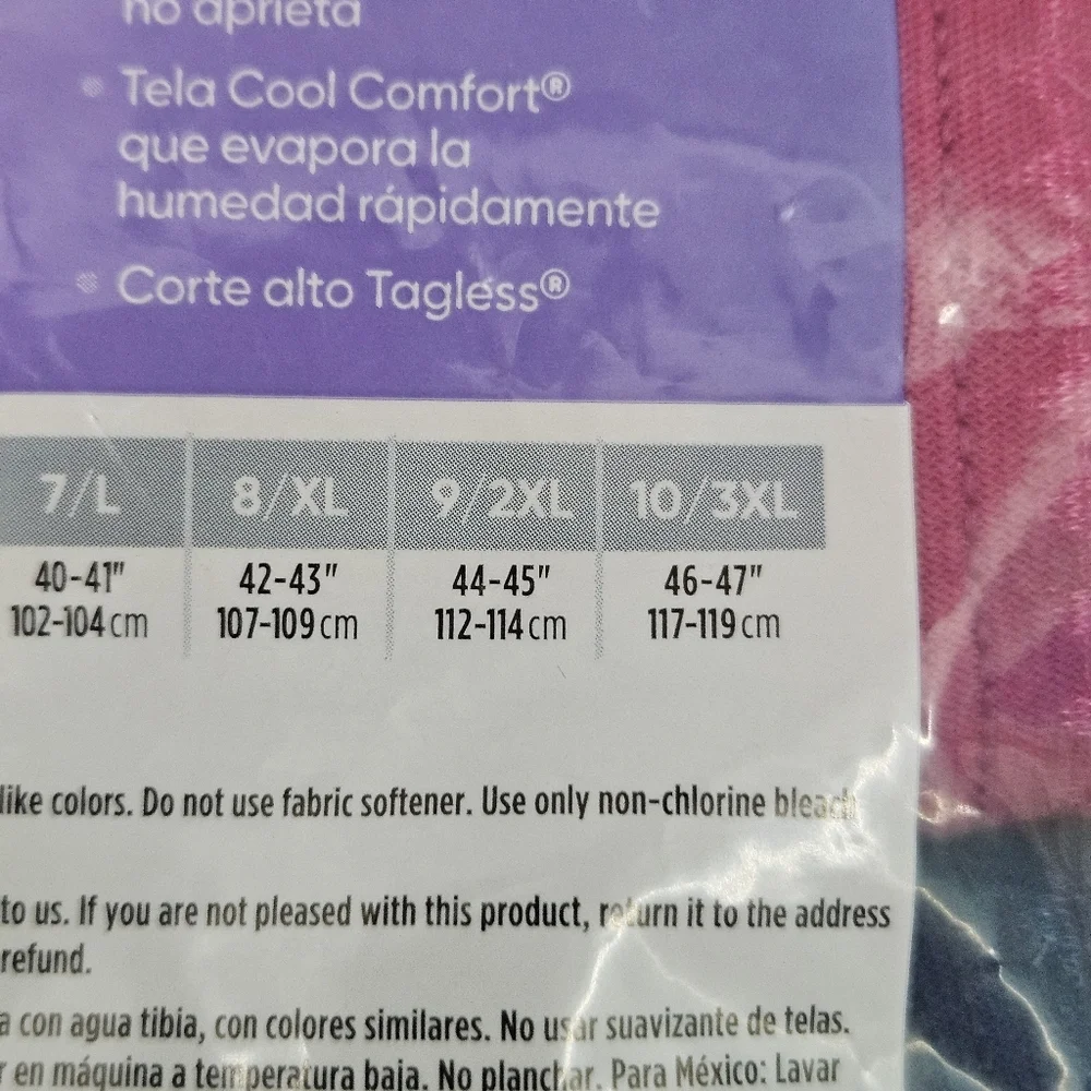 Hanes‎ Women's Cotton Underwear Size 9/XXL